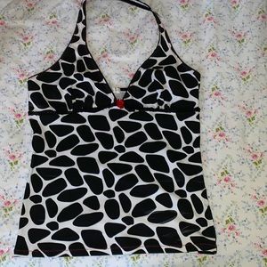 printed halter top!